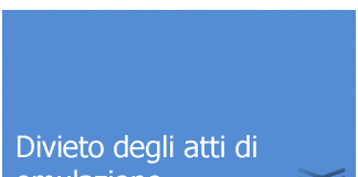 il divieto degli atti di emulazione 1