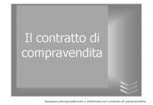 il contratto di compravendita 1