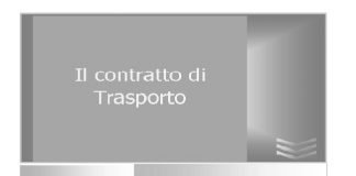 il contratto di trasporto 1