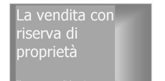 la vendita con riserva di proprietc3a0 1