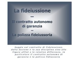 la fideiussione 1