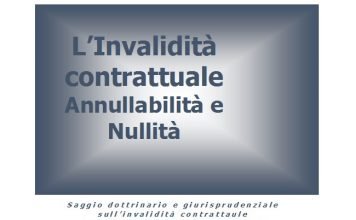 linvaliditc3a0 contrattuale annullabilitc3a0 e nullitc3a0 1