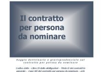 il contratto per persona da nominare 1