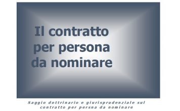 il contratto per persona da nominare 1